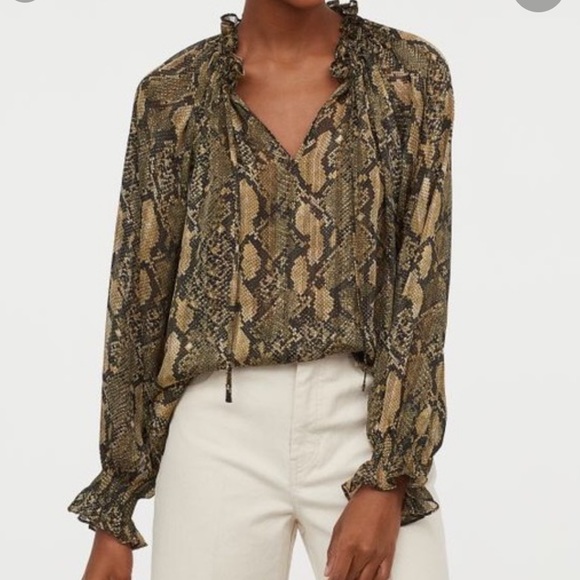 H&M Tops - H&M Snake top